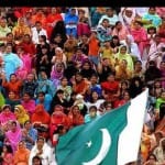 pakistan population rised fifty seven percent in just ninteen years