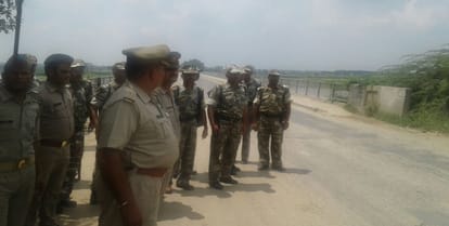 DM reached Baba Barnawa ashram, RAF deployed on Haryana border