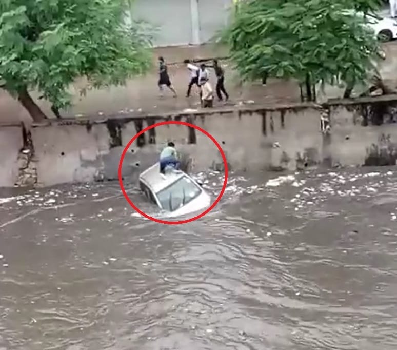 boy goes out missing after he drowned in sewer channel in jaipur 