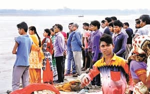 Three friends drowning in Sangam bath