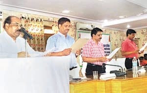 bhrashtachar mukt bharat banane ki li shapath