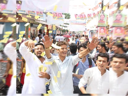 abvp Yogesh Ghaghat victory in dbs college dehradun