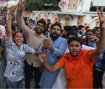 abvp Yogesh Ghaghat victory in dbs college dehradun