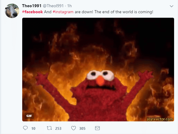 facebook and instagram troll on twitter