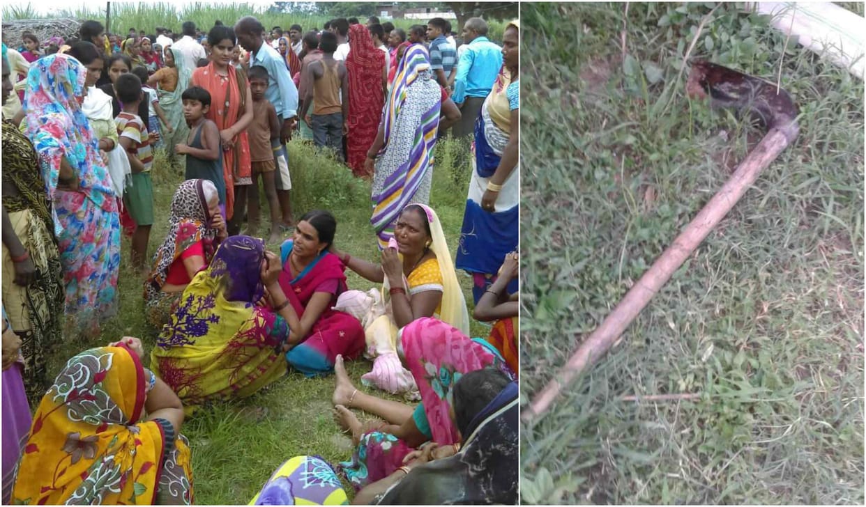 Father cut off Two son with shovel in Azamgarh 