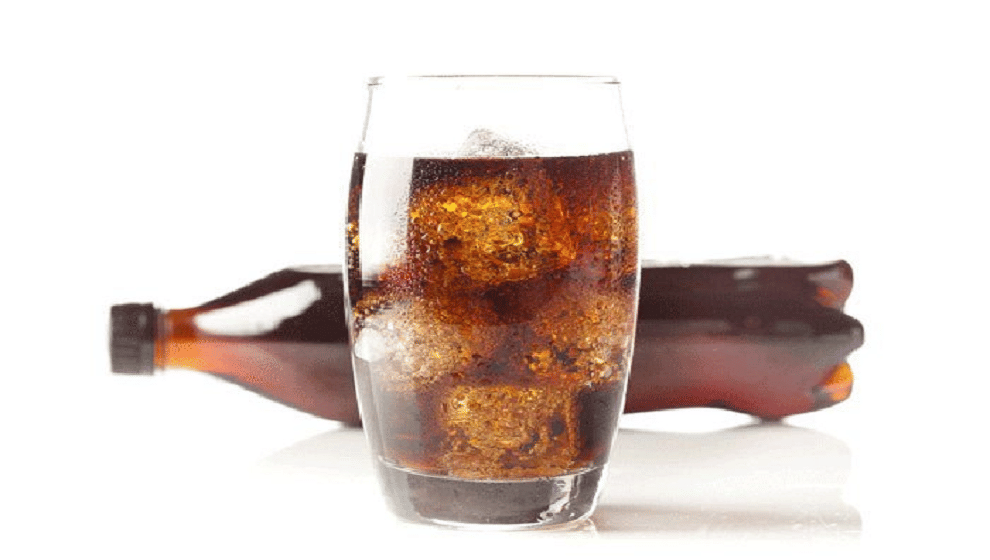 A condom is found the bottle of cold drink 