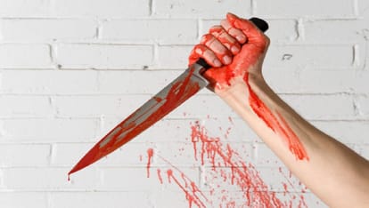 Young man attack on knife in protest against molestation 