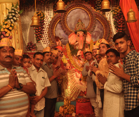 ganesh chaturthi festival celebration in kanpur