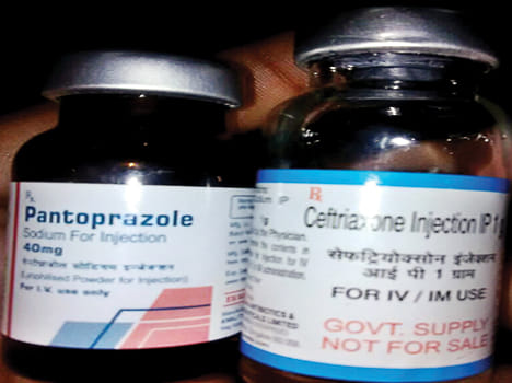The condition of five patients worsened after injection