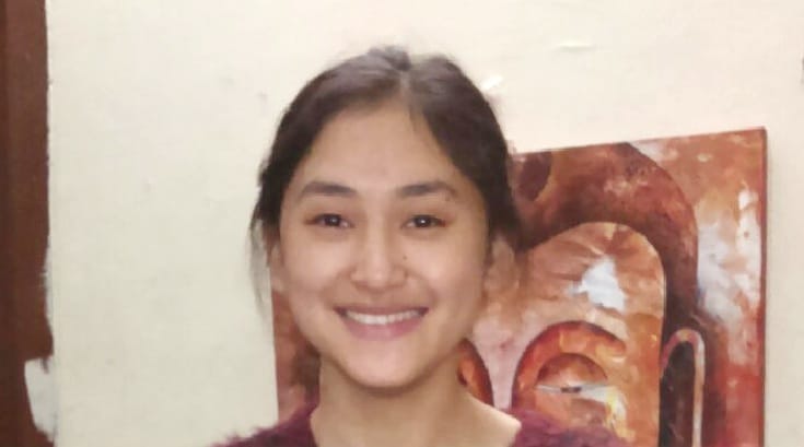 RKMV Student Jamuna will participate in inter college painting Competition.