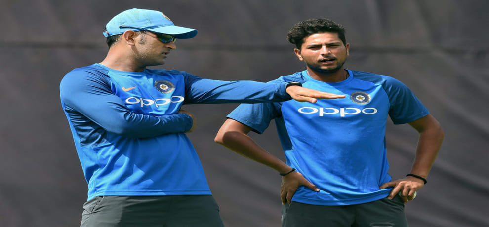 dhoni practice session disrupts as fan enter to take selfie with him
