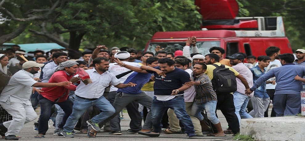 horrendous images of  Incitement of ram rahim supporter  in the country