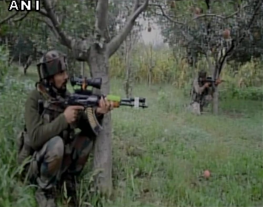 Brief encounter in Wathora Budgam gopalpora jammu and kashmir one terrorist studied in dehradun
