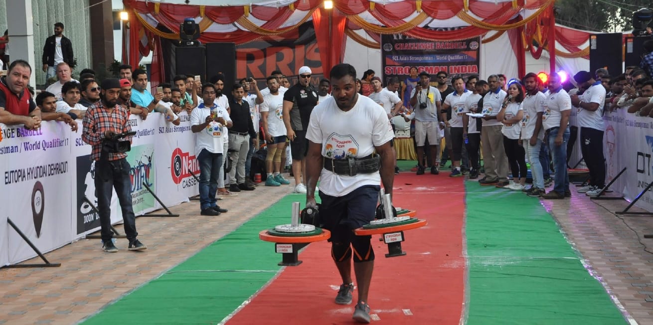 photos of strongest man championship 2017 in dehradun