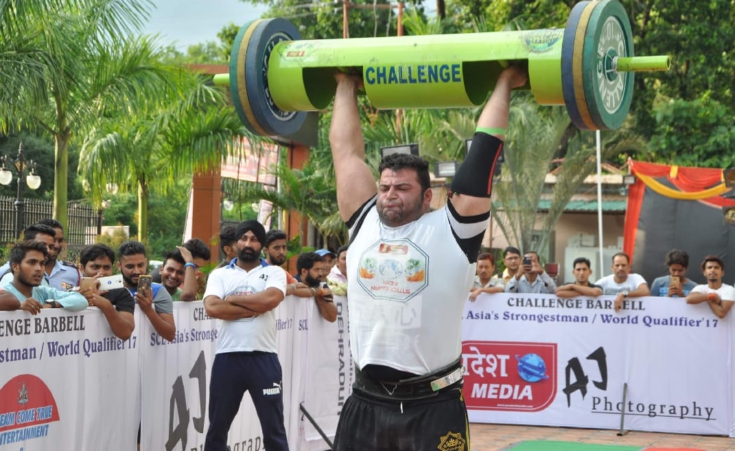 photos of strongest man championship 2017 in dehradun