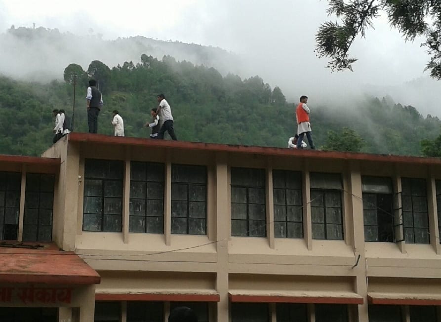 student tried to suicide by fire in Augustamuni college