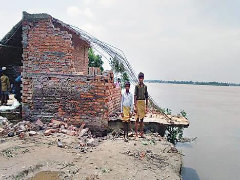 Ganga then near the warning point