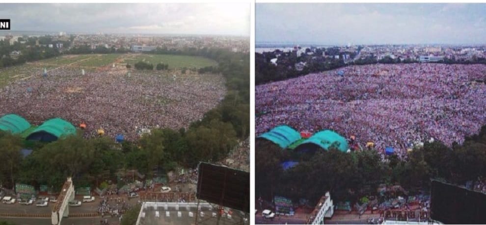 Sushil modi take a dig at lalu After 'Fake' Pictures of Patna rally