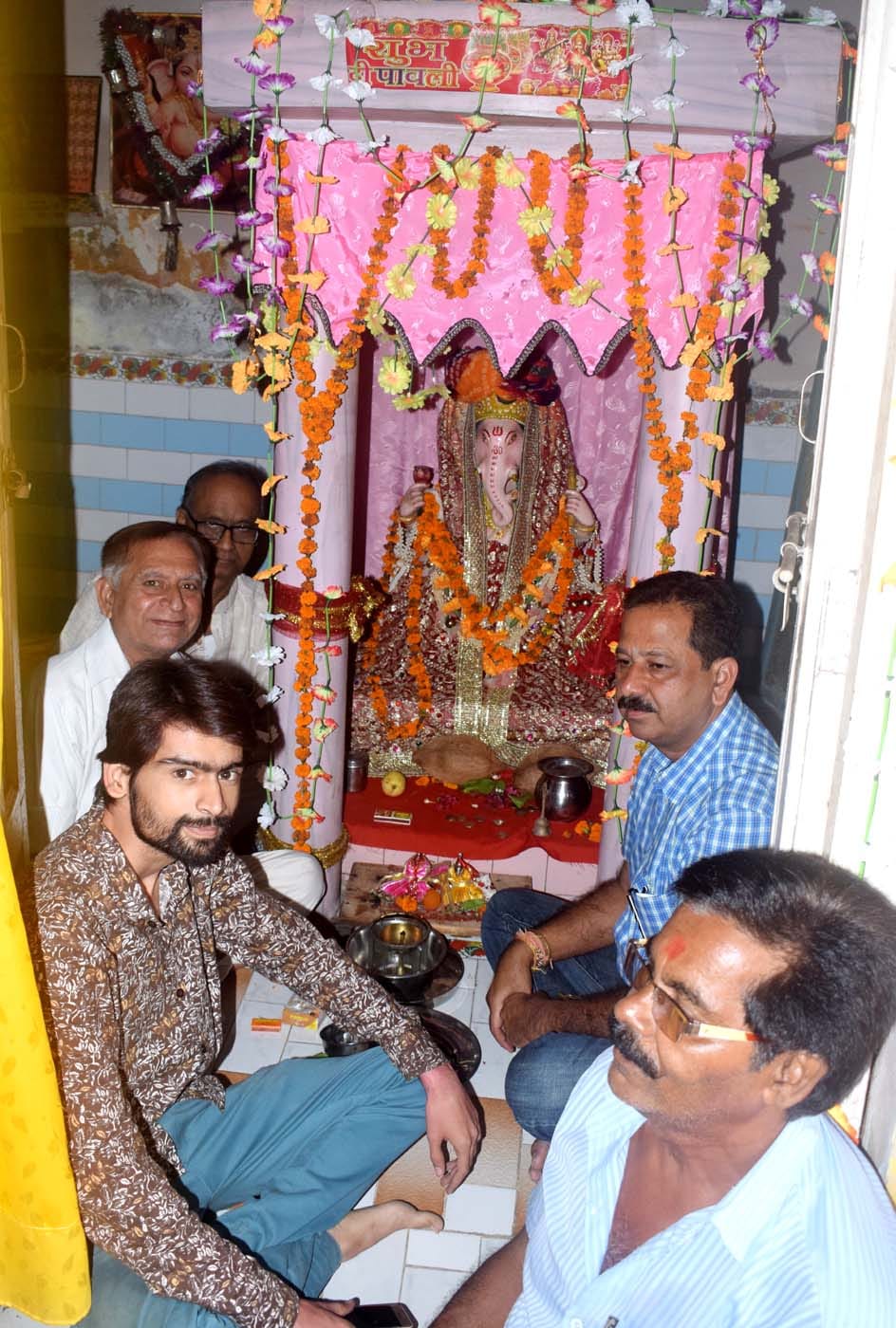 Devotees did sankirtan 