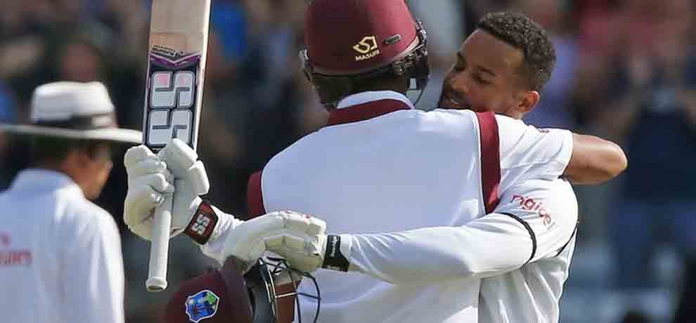 ENGvWI Kraigg Brathwaite and Shai Hope centuries succumbs england at leeds
