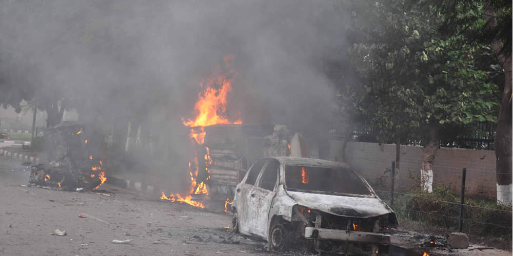 पंचकूला में हिंसा