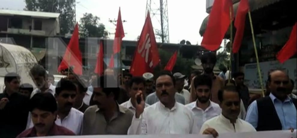 JKNAP and NSF protest against Pakistan in Gilgit Baltistan and PoK