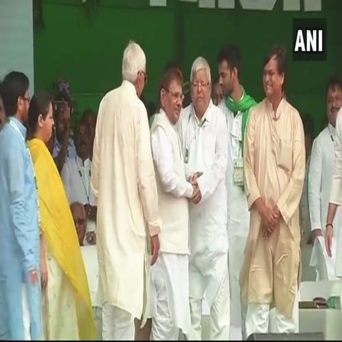 Pictures of RJD BJP bhagao, desh bachao rally in Patna
