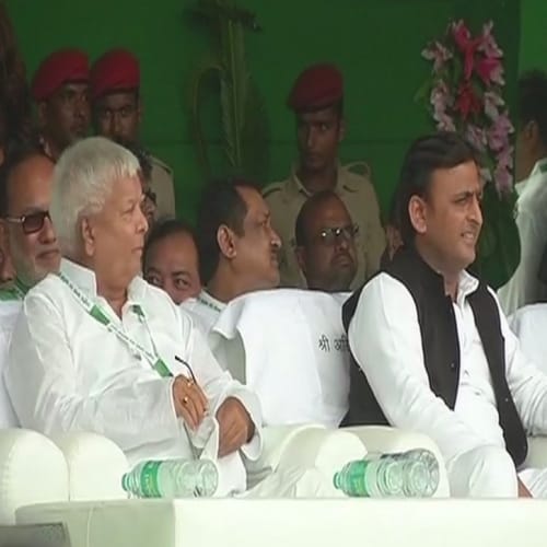 Pictures of RJD BJP bhagao, desh bachao rally in Patna
