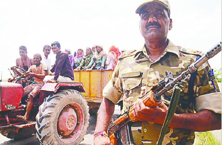 RRF, PAC and police gaurded