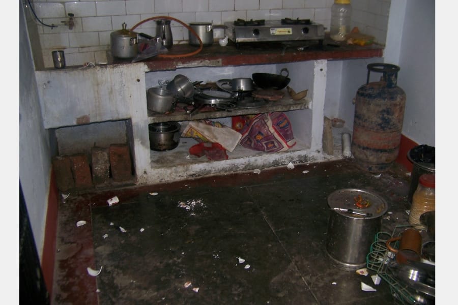 attack on RSS office in raebareli.