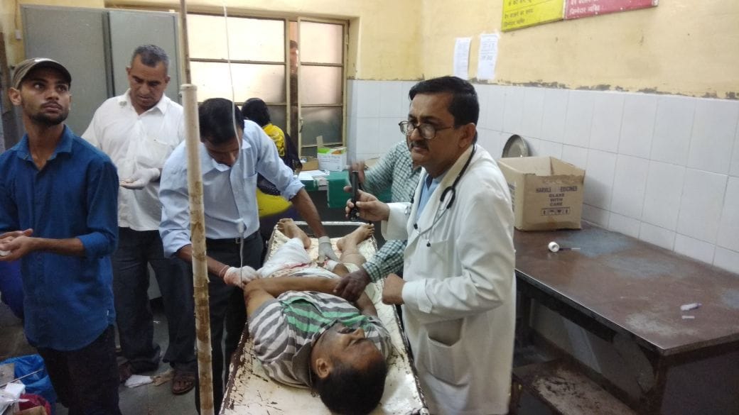 road accident in sikar, two died