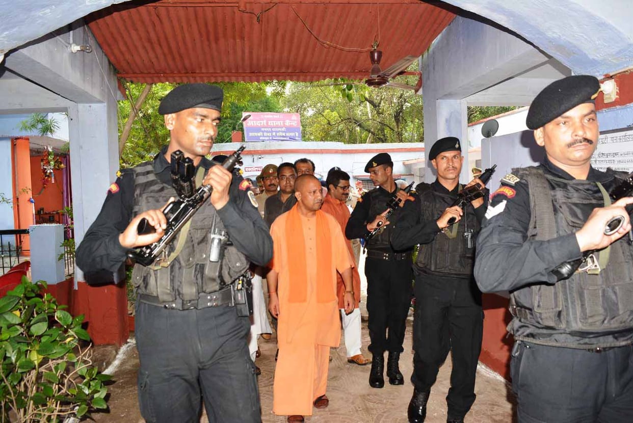 CM yogi visit varanasi for PM modi tour preparation