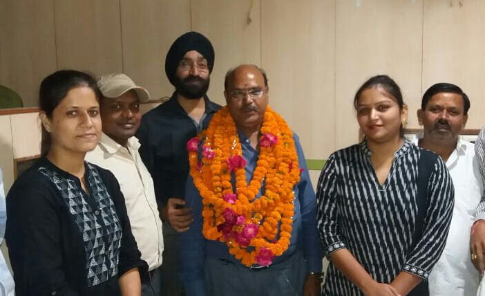 ओबीसी यूनियन में दिनेश सक्सेना तीसरी बार प्रांतीय अध्यक्ष चुने गए