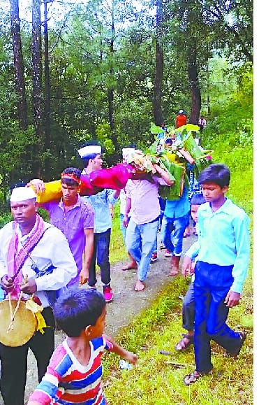 Kathur valley on the Ashtami day