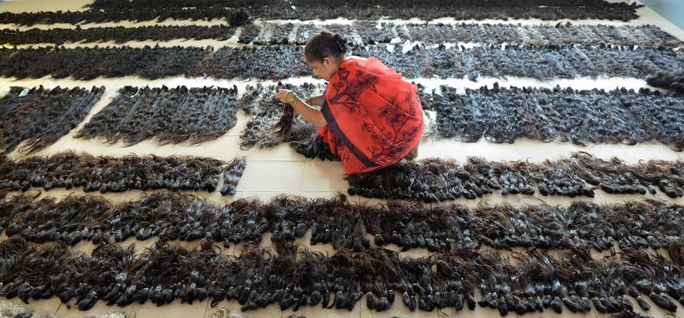 Indian hair for the Gods ends up on heads abroad, millions business