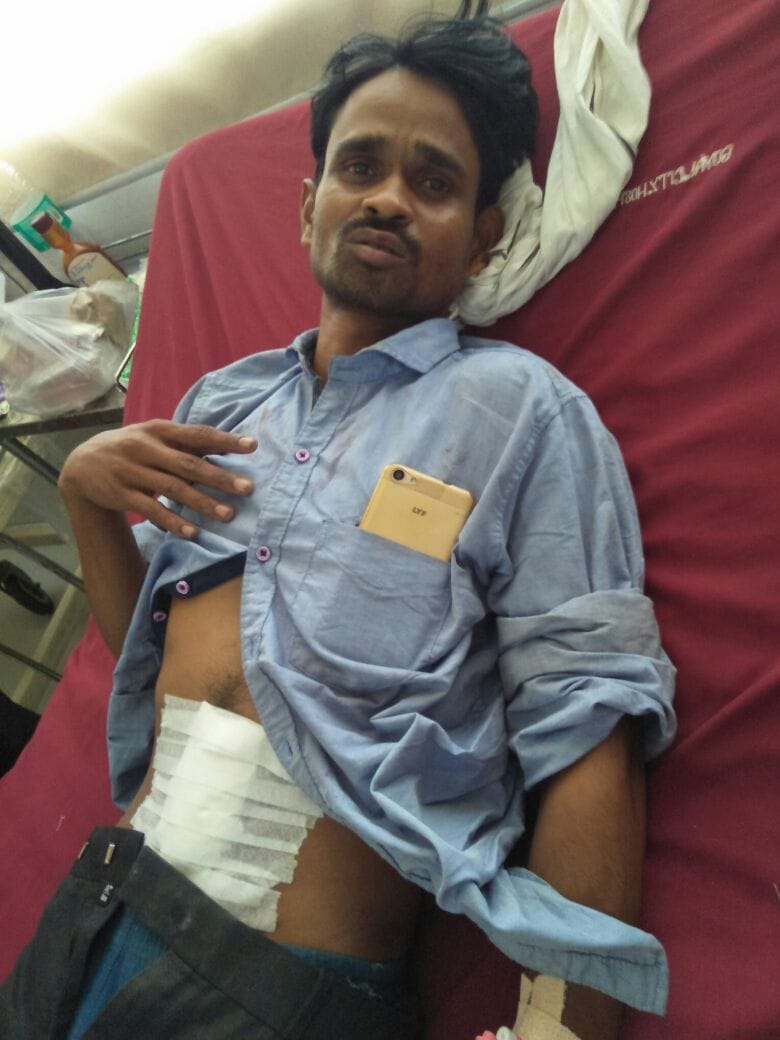 man in agra shot by brother 