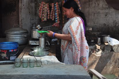 rajasthan ministers at tea stall during student life