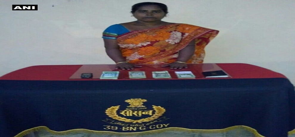 BSF arrests a woman in smuggling of bangladeshi currency from West Bengal