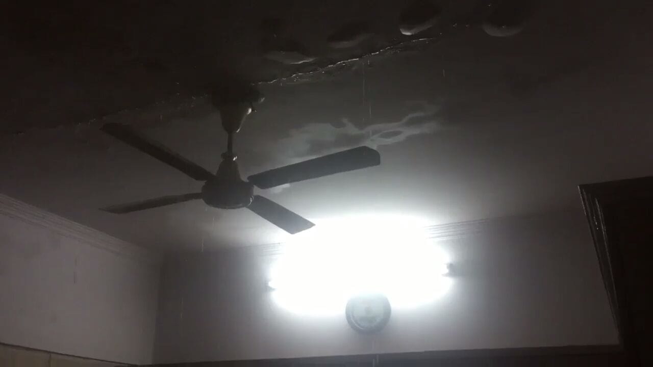 pathetic condition of up cabinet minister siddhartha nath singh's house after rain