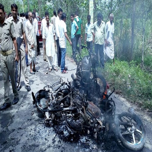 Pictures ... the burning situation of Muzaffarnagar, furious