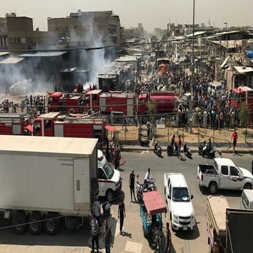 Creepy Pictures of Car Bomb Blast In Baghdad, died 12 People