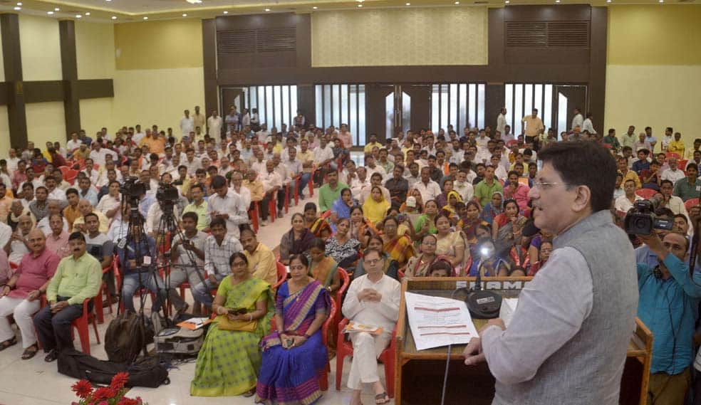 Piyush goel said that train running on right time after complete freight corridor