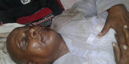 passenger fall down from train in kanpur