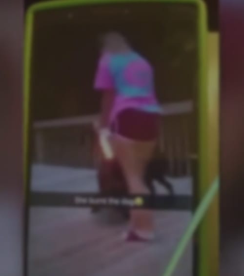 Video on social media shows North Carolina teen lighting flame at dog