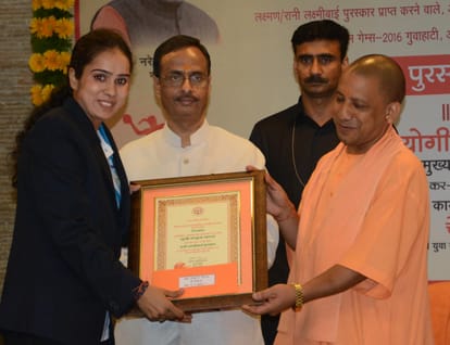 cm yogi will award sports persons on national sports day