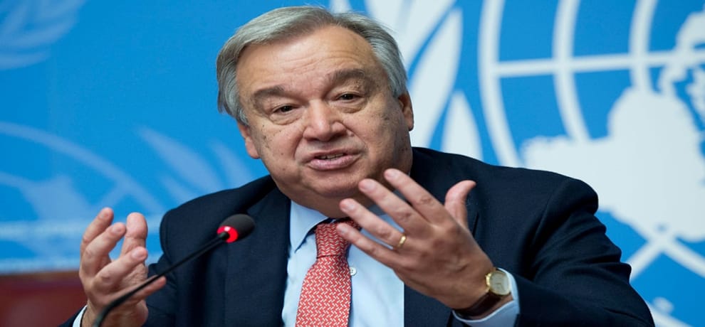 UN chief Antonio Guterres says Need to ban against nuclear testing