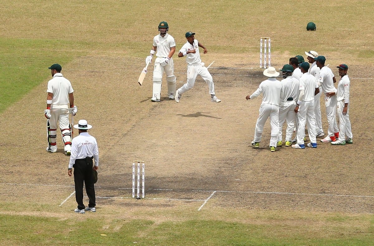 Bangladesh Cricket team's special Celebration after test Win Against Australia