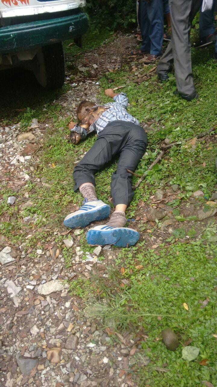 high tension electricity line fell on bus