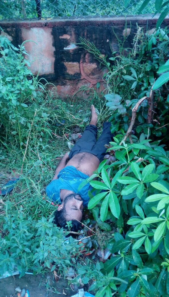 A man found dead on road it seems like murder in jaipur rajasthan