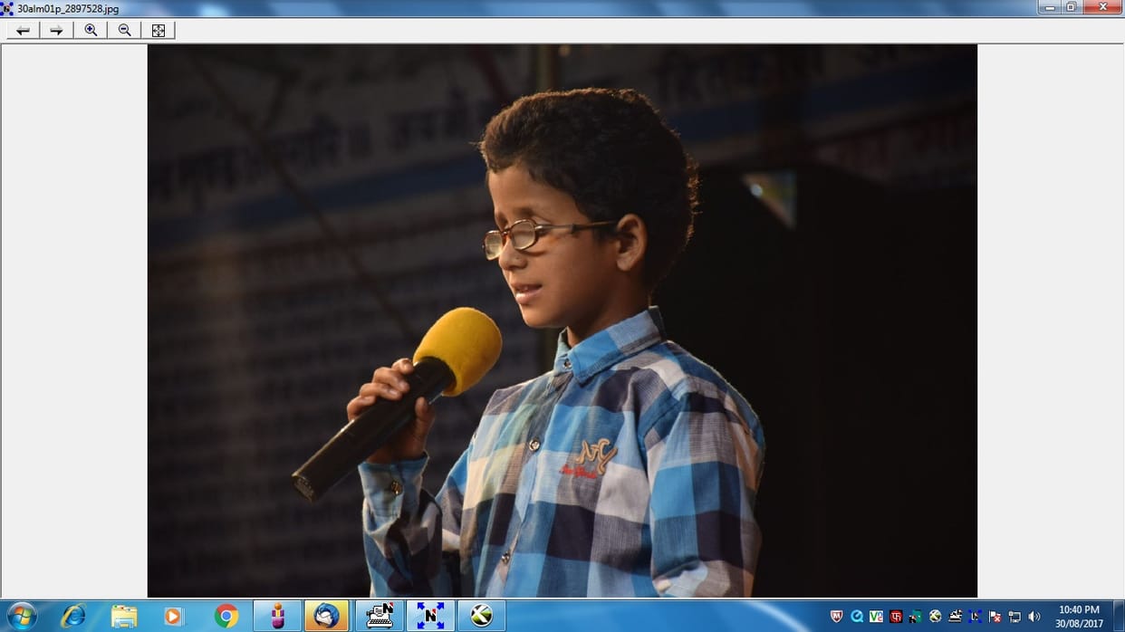 Vision is in the voice of a blind man
